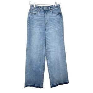 NWT Blank NYC Franklin Ribcage Wide Leg Released Hem High Rise Jeans Sz 25